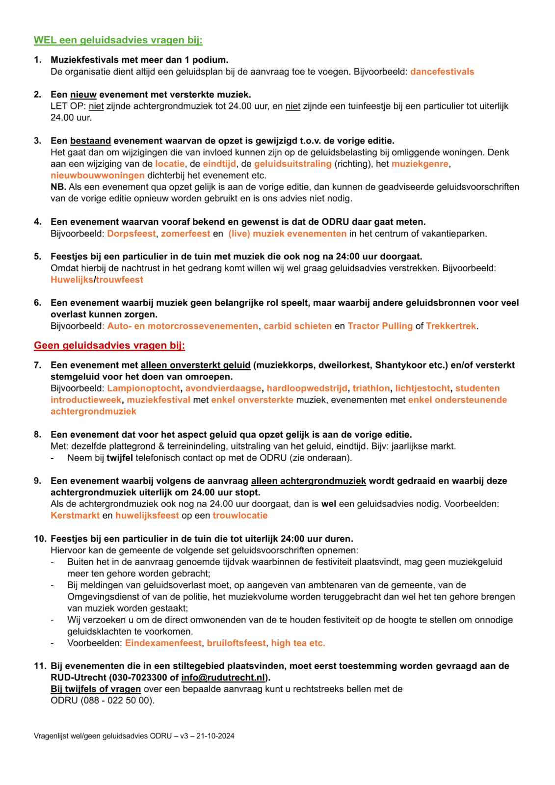 tekst flyer geluidsadvies